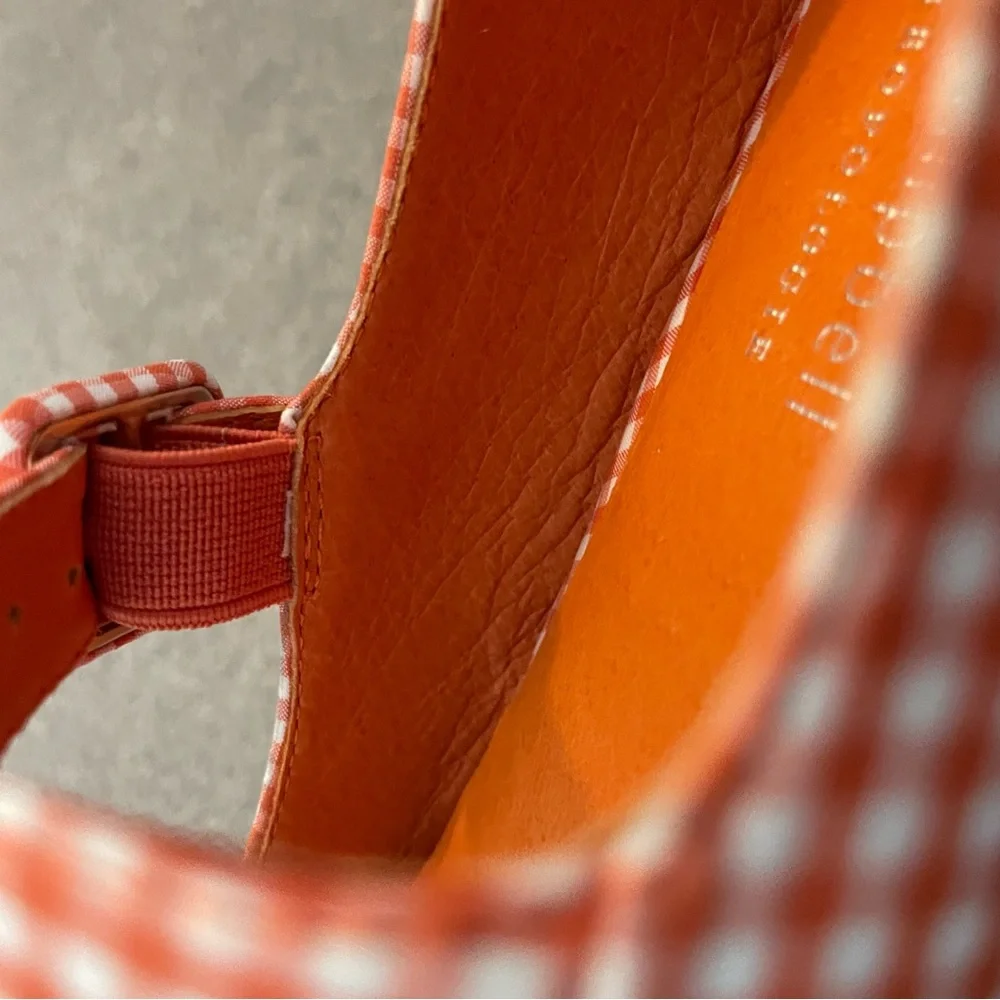 Anthropologie Jeffrey Campbell square-toe Mary Jane flats in orange - Picture 15 of 16